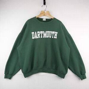 90's Vtg Dartmouth Big Green Sweatshirt Men's 2XL Green NCAA College Lee